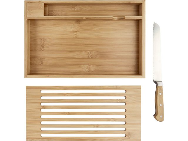 Бамбуковая разделочная доска « Pao» с ножом thumbnail