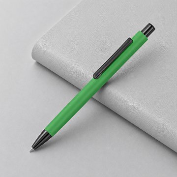 Металлическая шариковая ручка «Ellipse gum» soft touch с зеркальной гравировкой