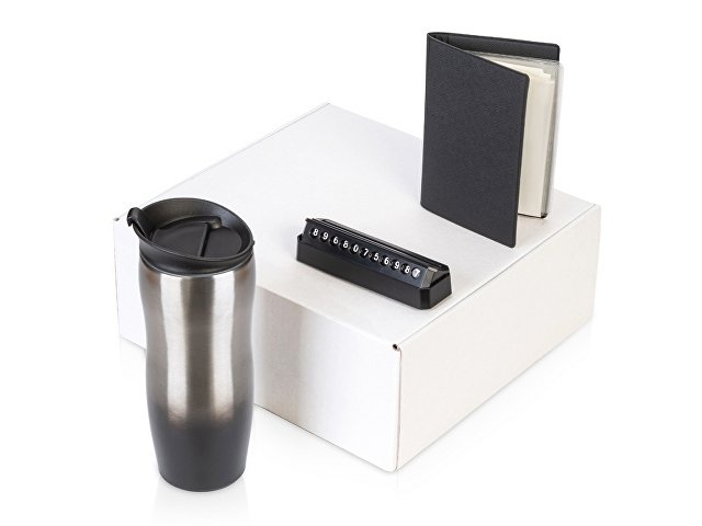 Подарочный набор  «Vice» с термокружкой, парковочной визиткой и обложкой для документов thumbnail