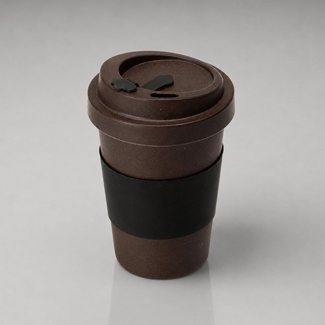 Стакан из кофе с силиконовой манжетой «Latte»