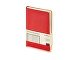 Ежедневник А5 недатированный «Chelsea», красный (золотистый кант и срез) (Р)