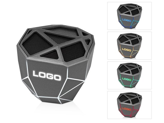 Портативная колонка «Geo», 5 цветов подсветки thumbnail