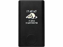 Внешний беспроводной аккумулятор 2-в-1 с функцией зарядки Apple Watch, QC/PD «AtomIQ», 10000 мАч с тампопечатью