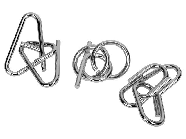 Набор из 3 металлических головоломок в мешочках «Enigma» thumbnail