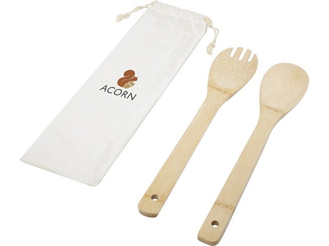 Набор из бамбуковой ложки и вилки «Endiv» thumbnail