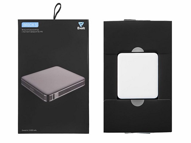 Внешний аккумулятор «Brick 5» с быстрой зарядкой PD, 5000 мАч