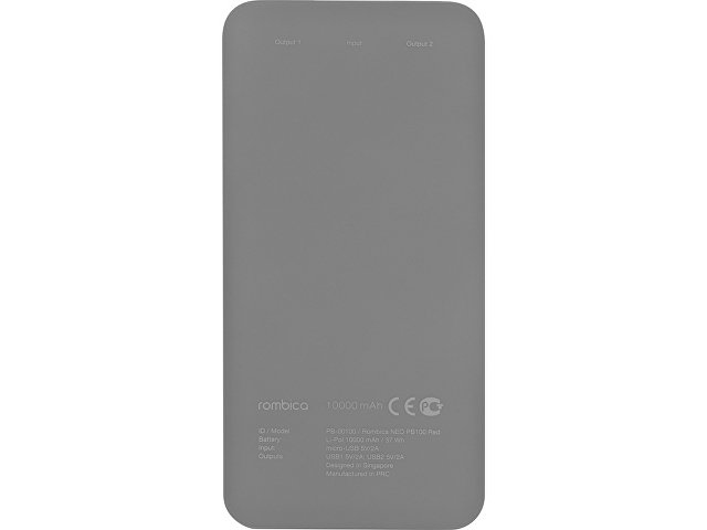 Внешний аккумулятор «NEO PB100», soft touch, 10000 mAh — фото 4