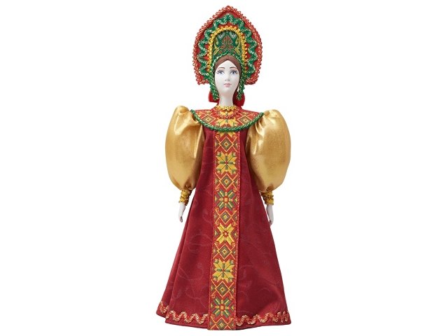 Подарочный набор: кукла фарфоровая, мёд с гецким орехом thumbnail