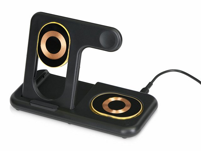 Беспроводная зарядная станция 3-в-1 «MajestIQ», 15 Вт thumbnail