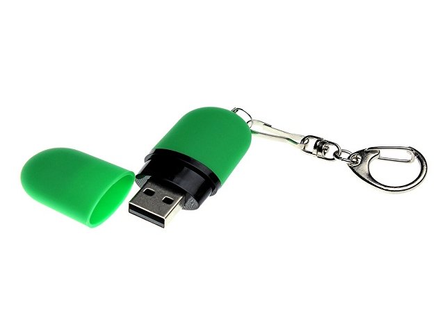 USB 3.0- флешка «Goutte Soft-touch» на 256 Гб каплевидной формы — фото 2
