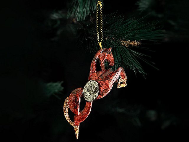 Елочная игрушка Лошадь thumbnail