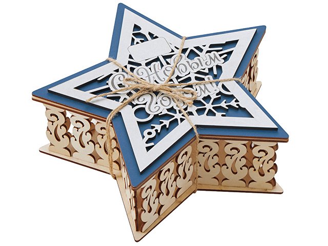 Шкатулка из фанеры в виде звезды «Asteris» thumbnail