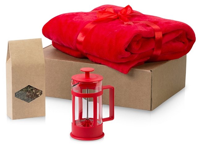 Подарочный набор «Tea time» с пледом thumbnail