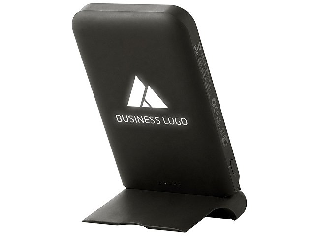 Беспроводной внешний аккумулятор с подсветкой лого и подставкой «Magflash», 10000 мАч, 15 Вт thumbnail