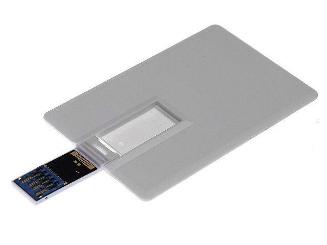 USB 3.0- флешка на 16 Гб в виде визитки, с раскладным чипом