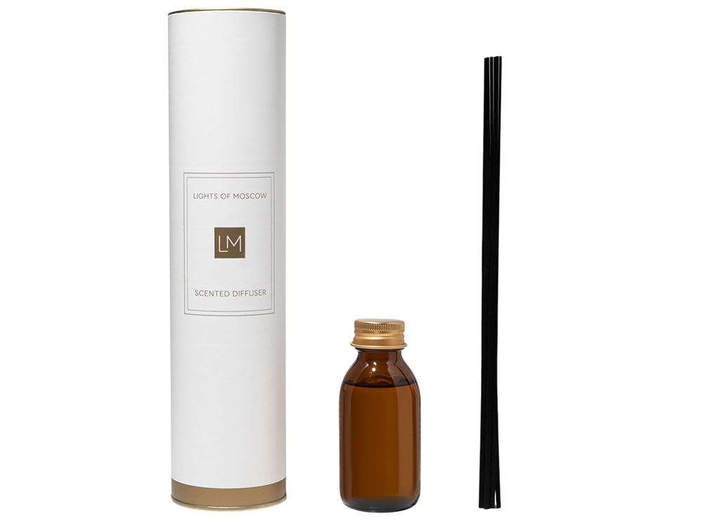Ароматический диффузор с палочками, Баккарат: жасмин и миндаль, амбра, 100 мл фото 2 Ароматический диффузор с палочками, Баккарат: жасмин и миндаль, амбра, 100 мл фото 2