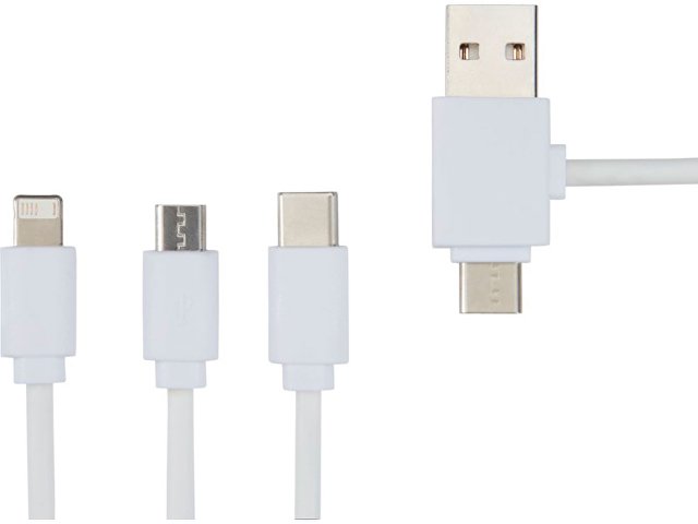 Зарядный кабель 5-в-1 «Pure» с противобактериальной присадкой