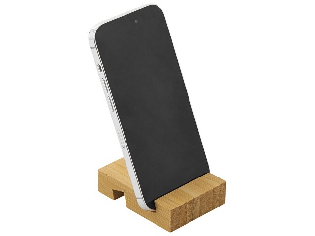 Подставка для телефона «Plix» из бамбука thumbnail