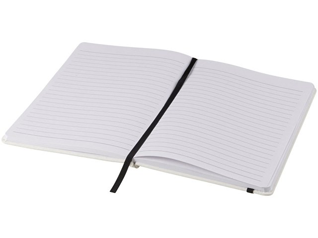 Блокнот А5 «Spectrum» с белой обложкой и цветной резинкой thumbnail