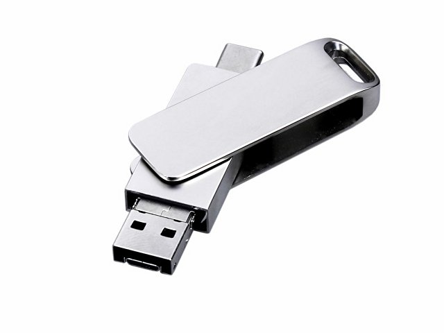 USB 3.0-флешка на 32 Гб 3-в-1 с разъемами Micro USB и USB-C thumbnail