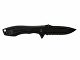 Нож складной Stinger, 80 мм, (чёрный), материал рукояти: сталь/алюминий (чёрный)