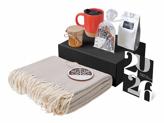 Подарочный набор «Re:Nest» с пледом, кружкой и вареньем thumbnail