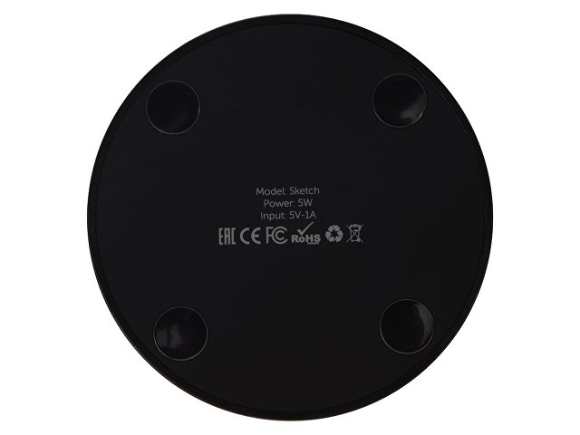 Беспроводное зарядное устройство «Sketch» с закаленным стеклом