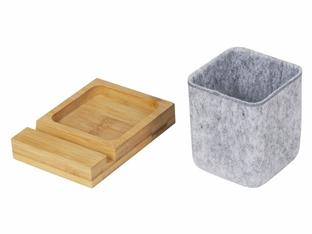 Подставка для ручек и телефона из бамбука «Takeshi» thumbnail