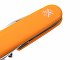 Нож перочинный Stinger, 90 мм, 10 функций, материал рукояти: АБС-пластик (оранжевый)