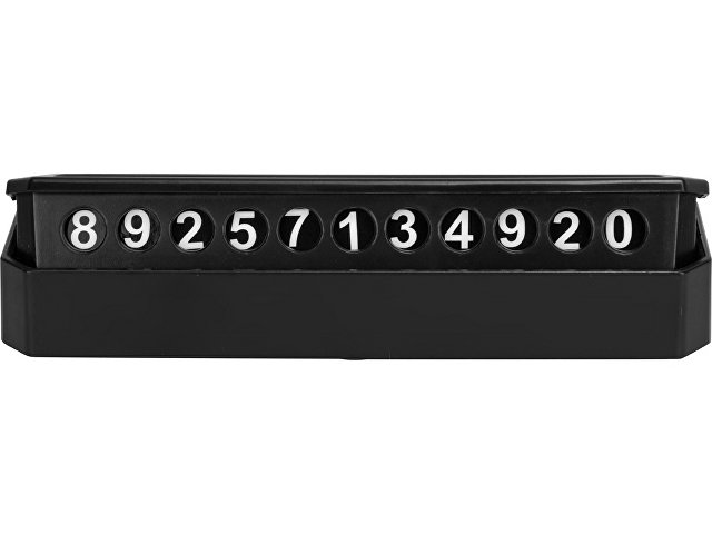 Табличка «Tempark» с номером телефона для временной парковки thumbnail