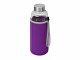 Бутылка для воды "Pure" c чехлом, 420 мл, фиолетовый