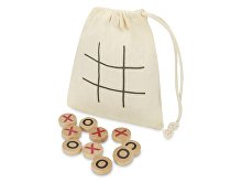 Деревянная игра в крестики-нолики в мешочке «Whorl»