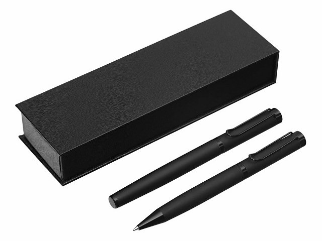 Подарочный набор из 2-х ручек «Black Lama» soft-touch thumbnail