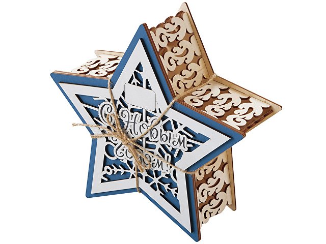 Шкатулка из фанеры в виде звезды «Asteris» thumbnail