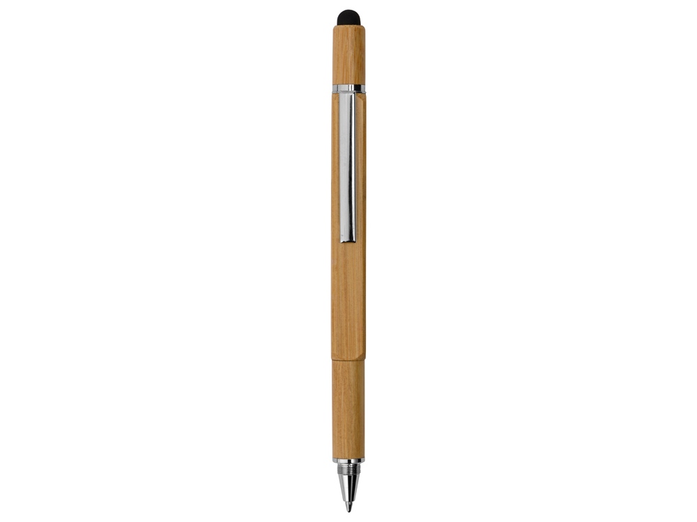 Ручка-стилус из бамбука Tool с уровнем и отверткой 2