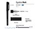 Ручка "Egoiste.BLACK" гелевая в черном корпусе, 0.5мм, синяя