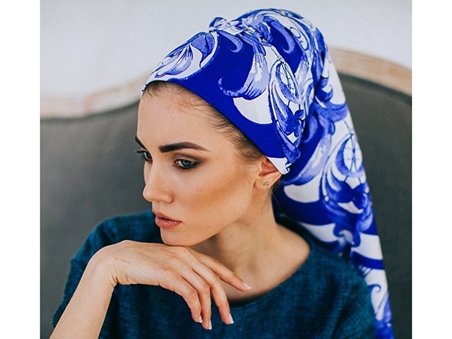 Платок «Гжель» thumbnail