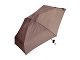 Зонт складной женский TORBER, механика, 5 сложений, коричневый, каркас алюминий, эпонж, пластиковая ручка, диаметр 91 см