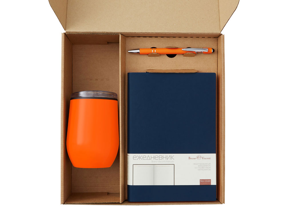 Набор «Writea» с ежедневником, ручкой и термокружкой фото 2 Набор «Writea» с ежедневником, ручкой и термокружкой фото 2