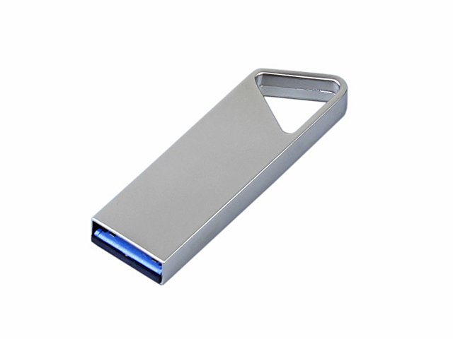 USB 2.0-флешка на 8 Гб с мини чипом и отверстием для цепочки — фото 2