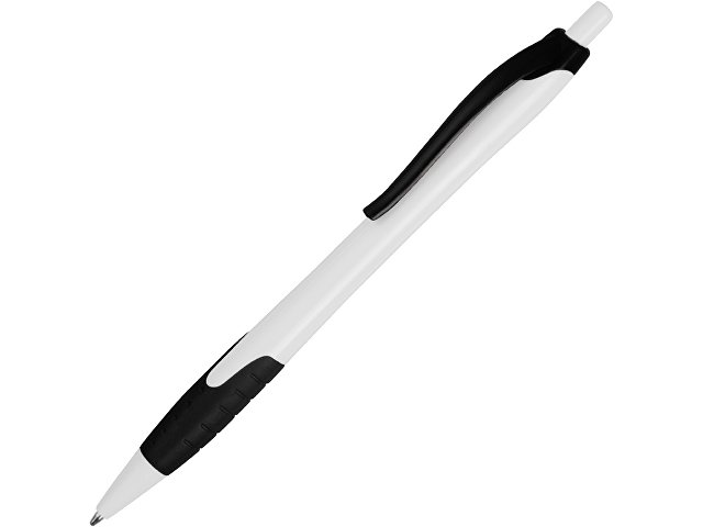 Ручка шариковая "Santa Monica", белый/черный, черные чернила