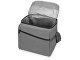 Изотермическая сумка-холодильник "Classic" c контрастной молнией, серый/черный
