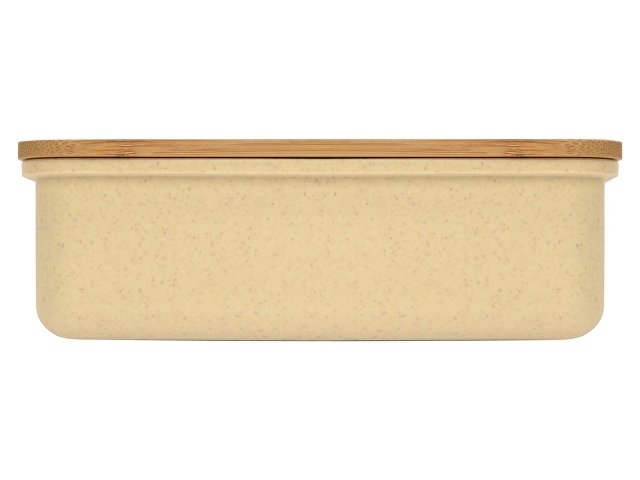 Ланч-бокс «Lunch» из пшеничного волокна с бамбуковой крышкой thumbnail