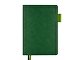 Ежедневник А5 датированный "Boston" 2026, зеленый с салатовым обрезом