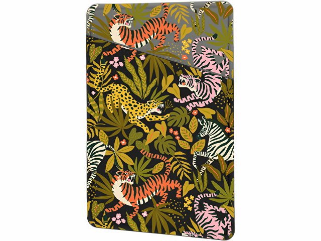 Картхолдер на 3 карты типа бейджа с возможностью полноцветной УФ-печати, софт-тач thumbnail