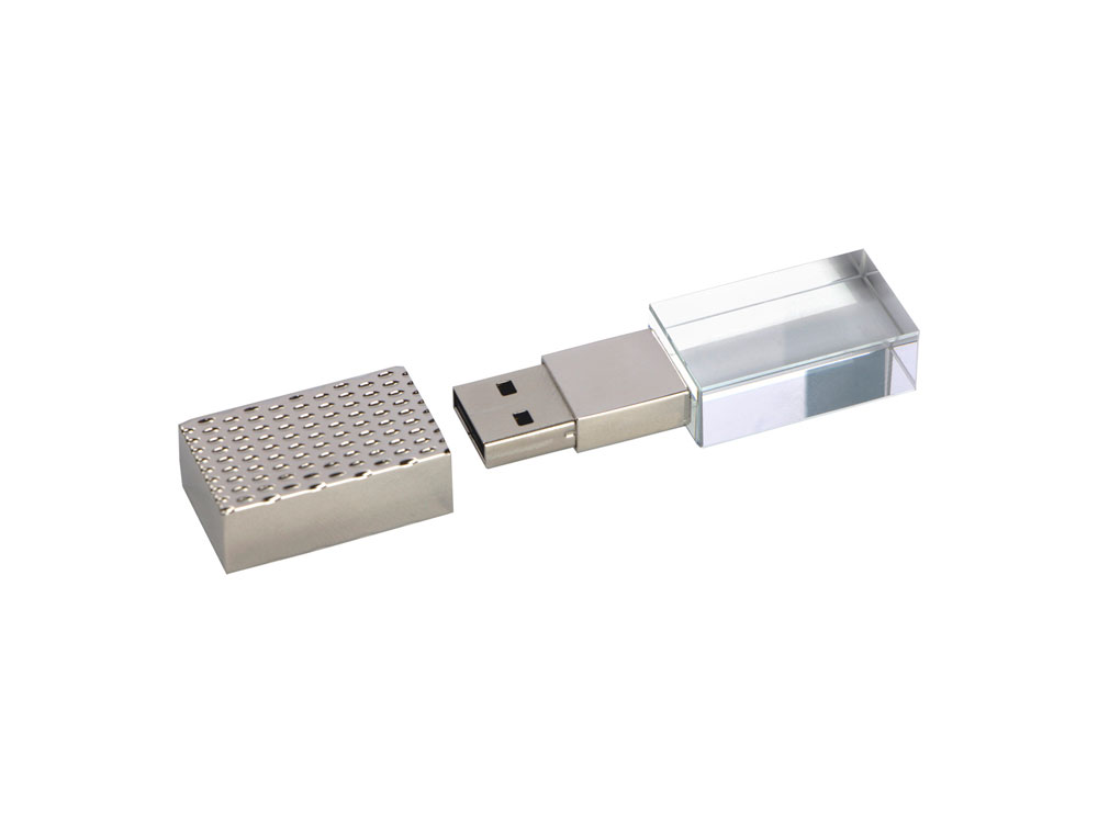 USB 2.0- флешка на 2 Гб кристалл в металле USB 2.0- флешка на 2 Гб кристалл в металле