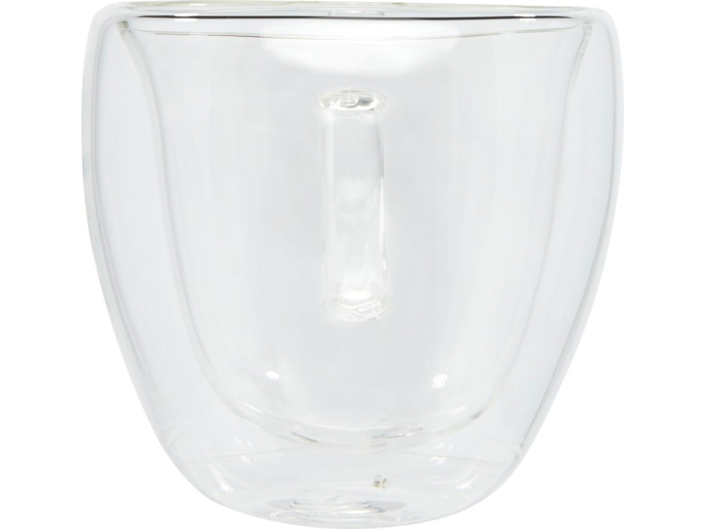 Стеклянный стакан «Manti» с двойными стенками и подставкой, 100 мл, 2 шт