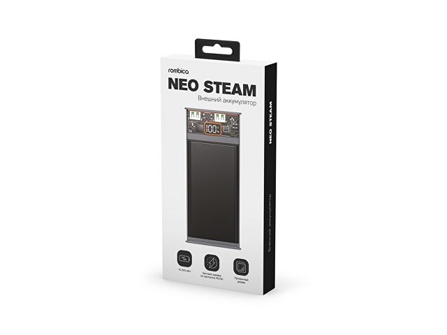 Внешний аккумулятор «NEO Steam», 10000 mAh thumbnail