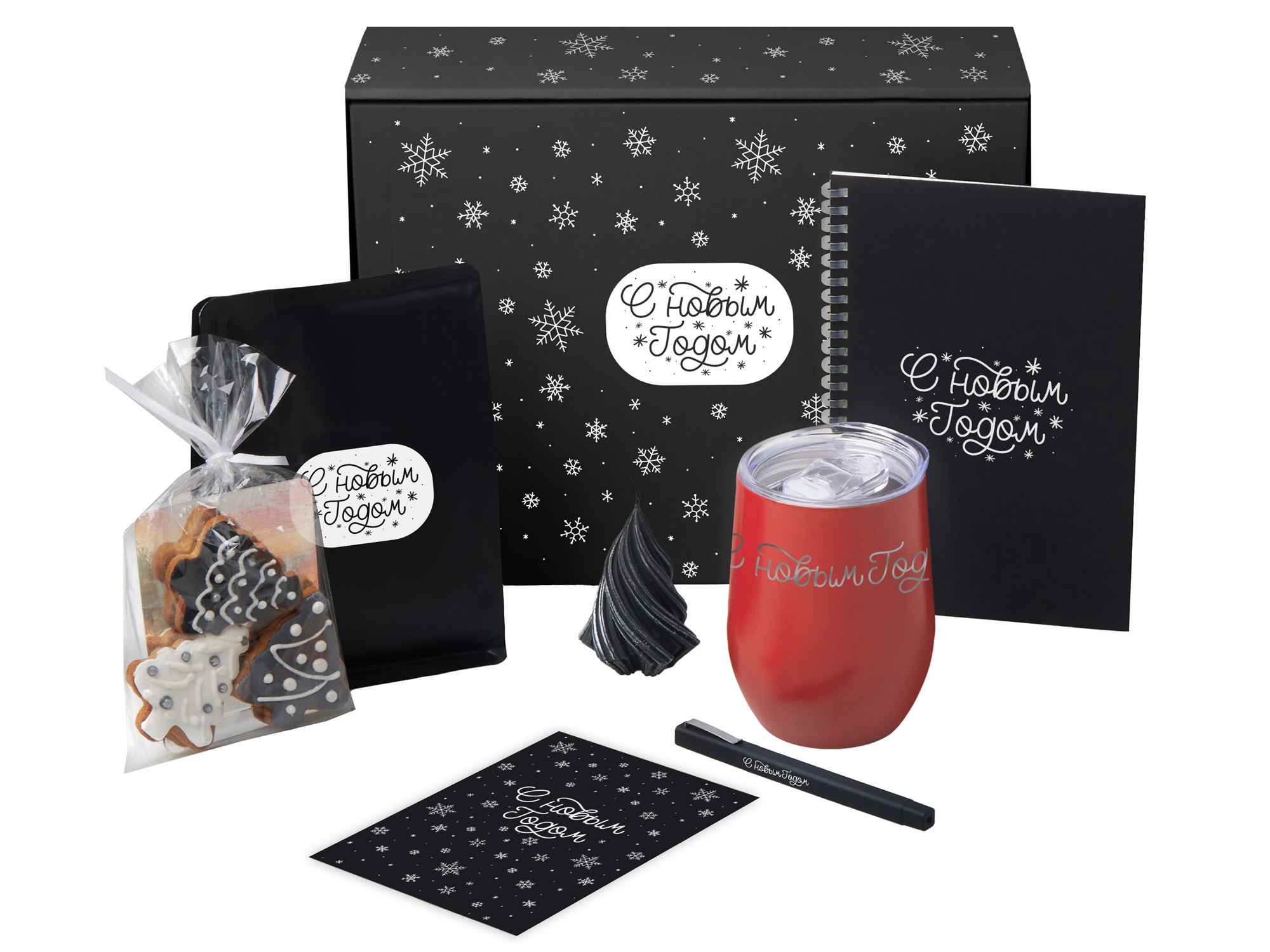 Подарочный набор «Re:Start» с термокружкой, кофе и блокнотом