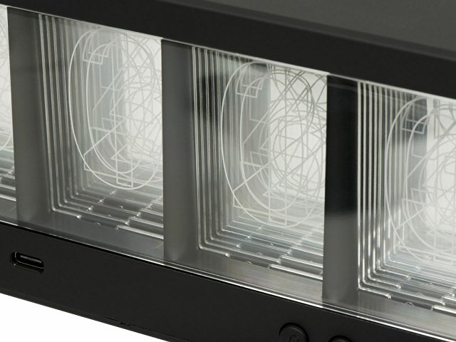 Часы с LED-подсветкой и беспроводной зарядкой «Cyber», 10 Вт thumbnail